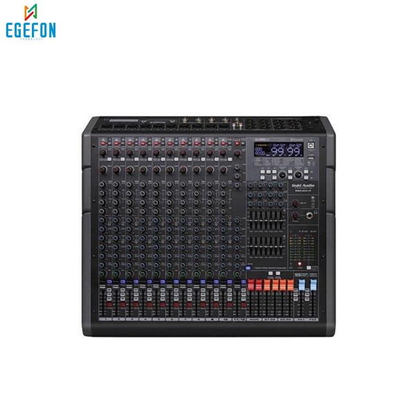 Gold Audio PRO-M 412 Model Profesyonel Deck Mikser BT/USB/REC