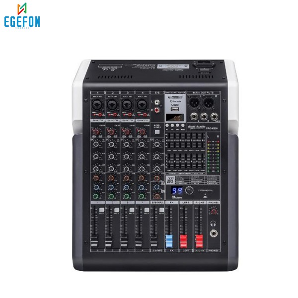 Gold Audio PRO-M806 Model Home Stüdyo Deck Mikser BT/USB/REC