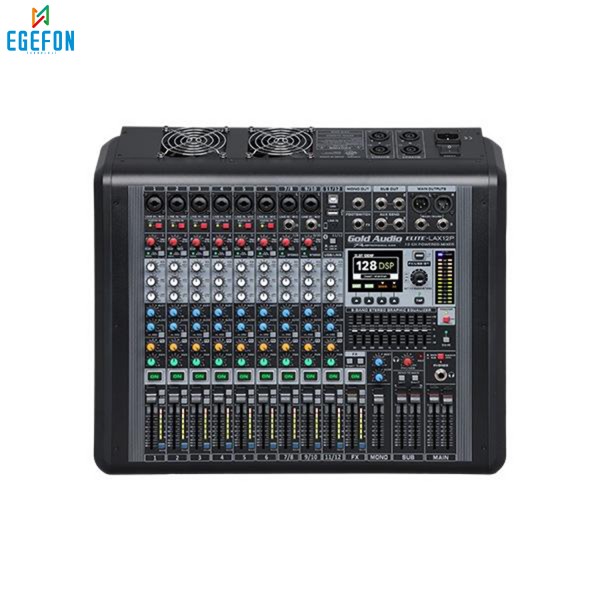 Gold Audio ELITE-LAX 12P Model 12 Kanallı Profesyonel Power Mikser