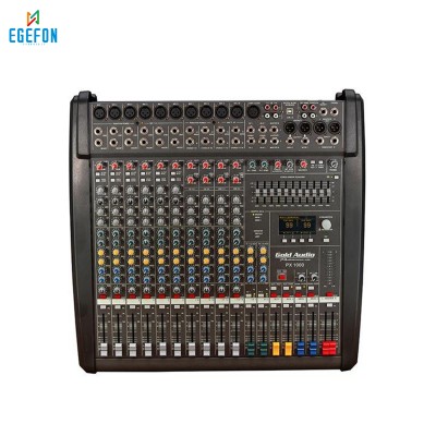Gold Audio PMX 1000 Model 10 Kanal Power Mikser
