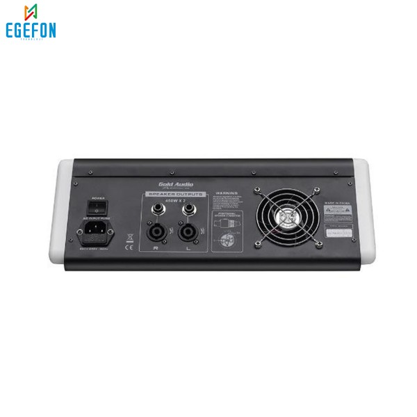 Gold Audio PRO-M808P Model Profesyonel Power Mikser Mp3 çalar, USB kayıt, Bluetooth