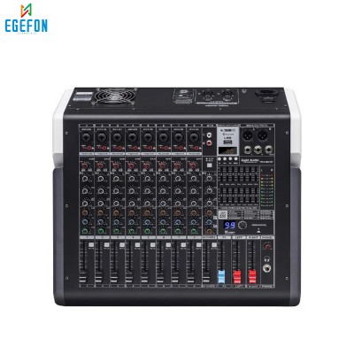 Gold Audio PRO-M810P Model Profesyonel Power Mikser Mp3 çalar, USB kayıt, Bluetooth