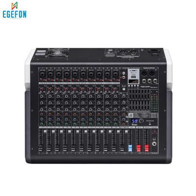 Gold Audio PRO-M812P Model Profesyonel Power Mikser Mp3 çalar, USB kayıt, Bluetooth