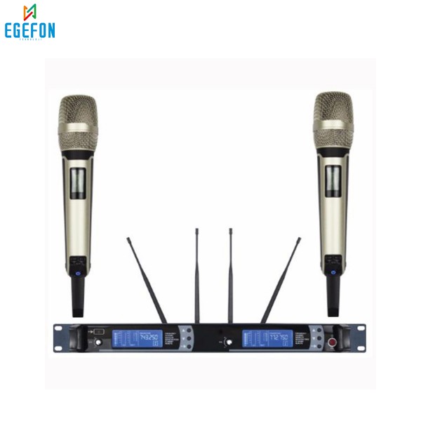 Gold Audio PRO 9300 EE Model El+El Mikrofonlu UHF, Şebekesiz Telsiz Mikrofon