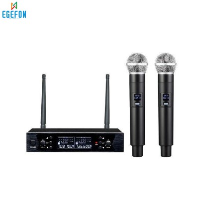 Gold Audio U 636 EE Model El+El Mikrofon UHF, Şebekesiz Telsiz Mikrofon