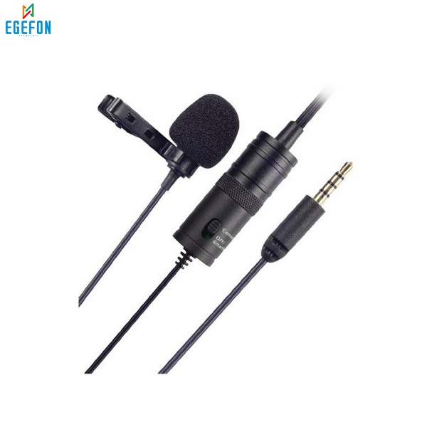 Gold Audio YM 100 Model Pilli - 3.5mm girişli Cep Telefonu Mikrofonu