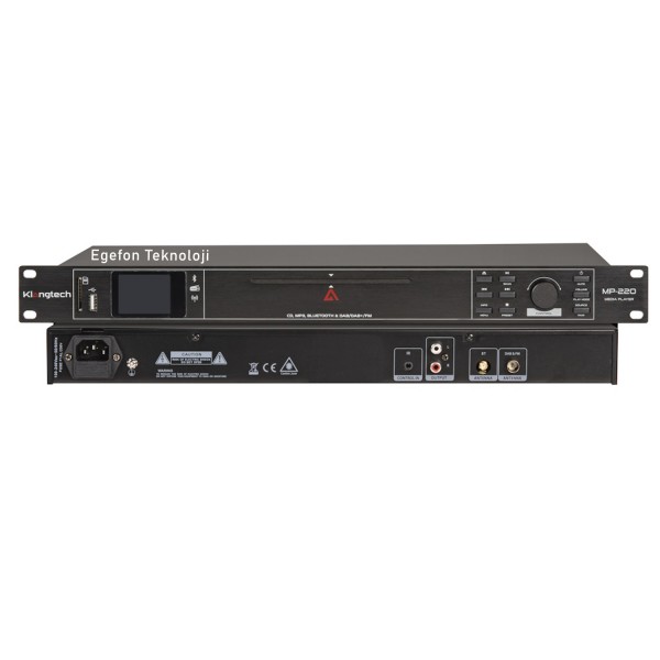 Klangmeister MP-220 Model CD Oynatıcı CD/FM/USB/MP3/DAB+/Bluetooth Klangmeister MP-220 Model CD Oynatıcı CD/FM/USB/MP3/DAB+/Bluetooth