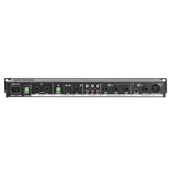 Klangmeister P-4320 Model 12 Kanal Mikser Acil Anons Sistemi Klangmeister P-4320 Model 12 Kanal Mikser Acil Anons Sistemi
