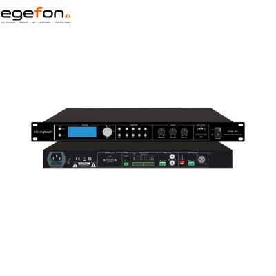 Klangtech PSB-8C Programlanabilir Okul ve Fabrika Saati 1U Rack Ünitesi