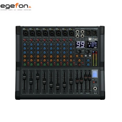 Klangmeister M-8FX 8 Kanal 99 DSP Efektli USB Kayıt Bluetooth Profesyonel Mikser