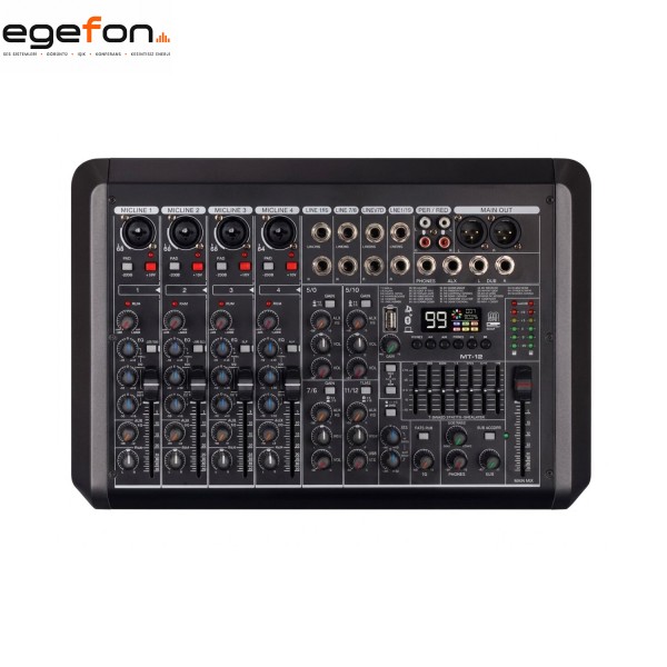 Klangmeister MT-12 12 Kanal 99 DSP Efektli Profesyonel Deck Mikser