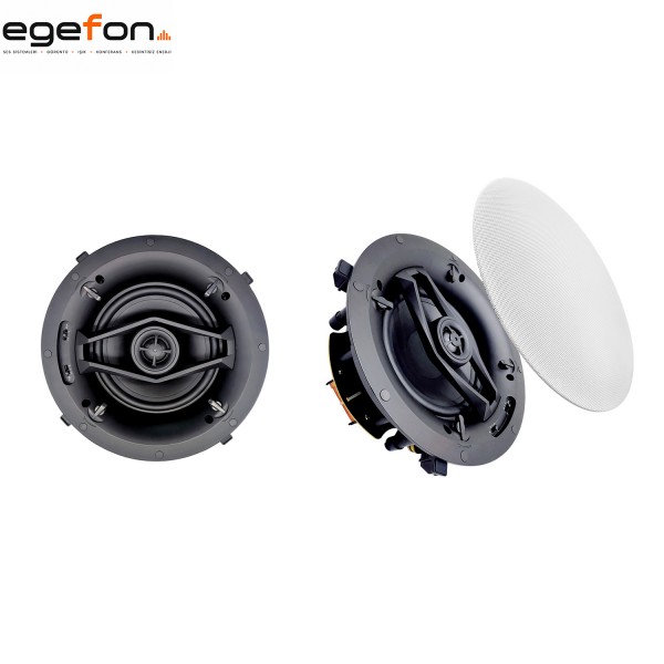 Klangmeister ZEN 6T 6 İnç 120W 100V 2 Yollu Beyaz Tavan Hoparlörü