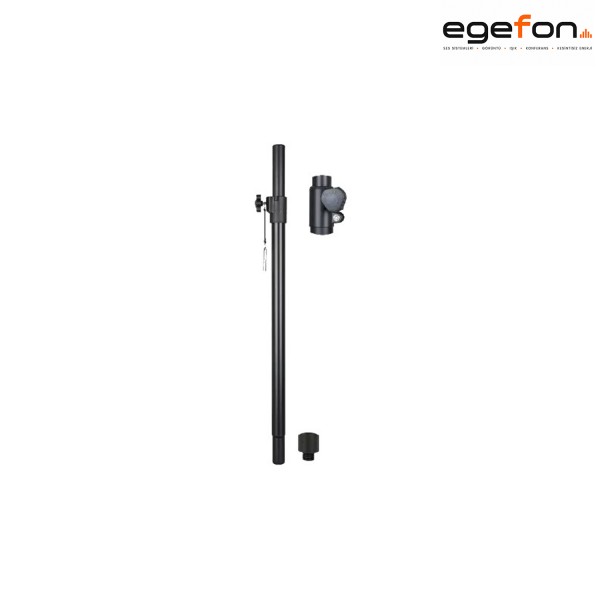 Klangmeister STH-402 80-125cm ayarlanabilir Ø35 Ø38 M20 subwoofer üstü kabin hoparlör ara sehpası