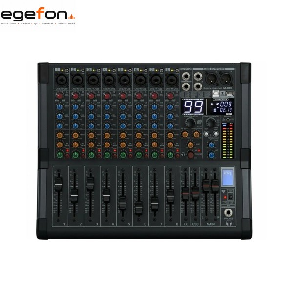 Klangmeister PM-8FX 8 Kanal 2x450W 99 DSP Power Mikser