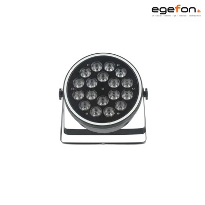 Gold Audio LED-Par18 70W 18 RGBW 4-in-1 40 RGB LED 124 Kanal DMX512 Sahne PAR Efekt Işığı