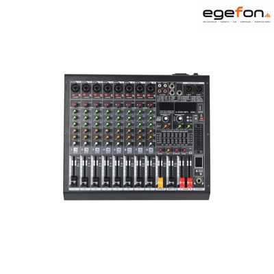 Machtig MC-8 8 Mono Mikrofon Girişli 99 DSP 7 Band EQ Bluetooth USB Kayıt 48V Phantom Analog Deck Mikser