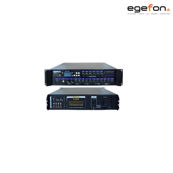 Mickle MA5200 200W 6 Zone 70V/100V Gong Bluetooth USB Mikser Amplifikatör Mickle MA5200 200W 6 Zone 70V/100V Gong Bluetooth USB Mikser Amplifikatör