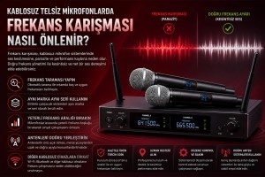 Kablosuz Telsiz Mikrofonlarda Frekans Karışması Nasıl Önlenir?