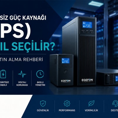 Kesintisiz Güç Kaynağı (UPS) Nasıl Seçilir? 2026 Satın Alma Rehberi