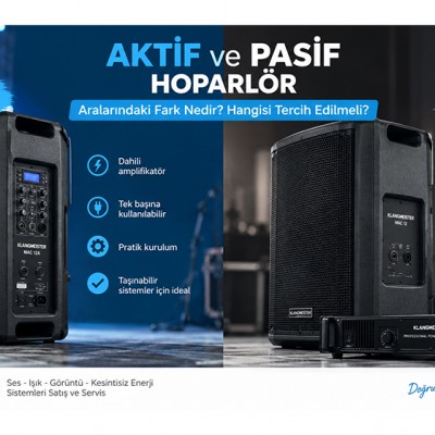 Aktif ve Pasif Hoparlör Arasındaki Fark Nedir? Hangisi Tercih Edilmeli?