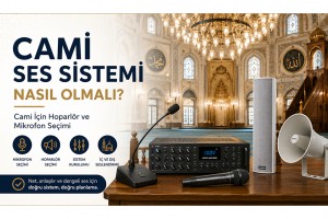 Cami Ses Sistemi Nasıl Olmalı? Cami İçin Hoparlör ve Mikrofon Seçimi