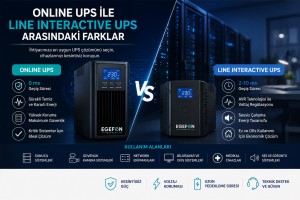 Online UPS ile Line Interactive UPS Arasındaki Farklar