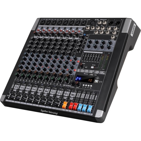Klangmeister M10 PRO Home Stüdyo Deck Mikser BT/USB/REC