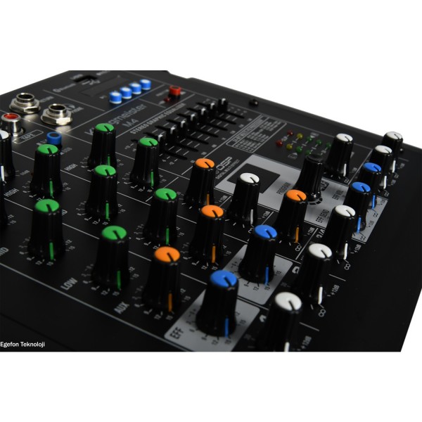 Klangmeister M4 Seri Home Stüdyo Deck Mikser BT/USB/REC