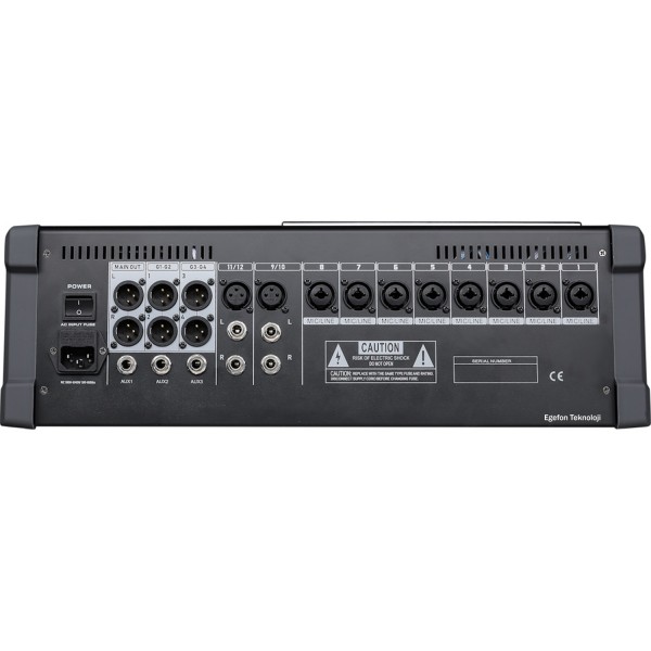 Klangmeister LIVE12 Profesyonel Sahne Deck Mikser USB/Bluetooth