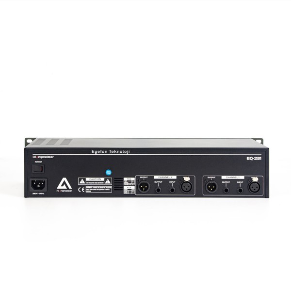 Klangmeister EQ-231 Model 2x31 Kanal Grafik Ekolayzer
