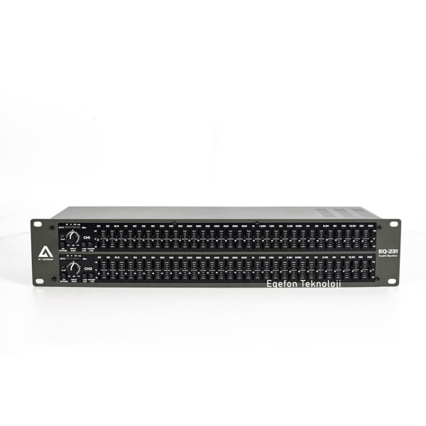 Klangmeister EQ-231 Model 2x31 Kanal Grafik Ekolayzer
