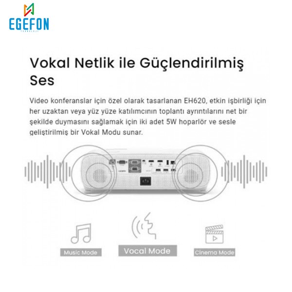 BenQ EH620 Model DLP Full HD Smart Kablosuz Projeksiyon Cihazı