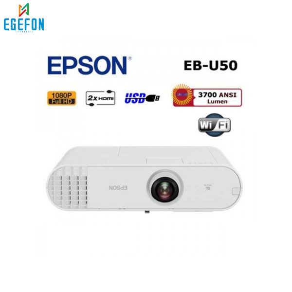 Epson EB-U50 Model Full HD Kablosuz Projeksiyon Cihazı