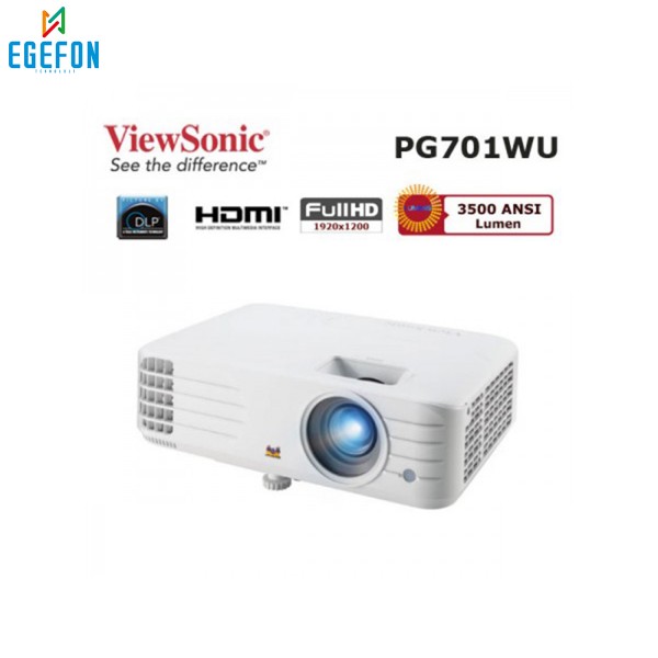 Viewsonic PG701WU Model Projeksiyon Cihazı Viewsonic PG701WU Model Projeksiyon Cihazı