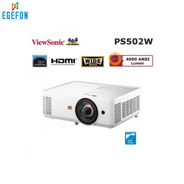 Viewsonic PS502W Model Kısa Mesafe Projeksiyon Cihazı