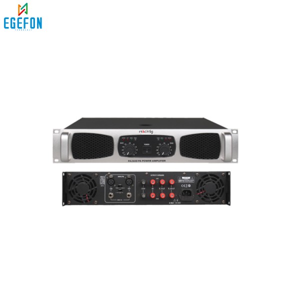 Machtig PA2600 Model 100V Çıkışlı Power Amplifikatör