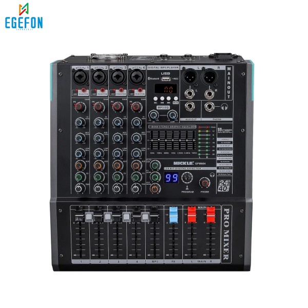 Machtig GPM604 Model Home Stüdyo Power Mikser Mp3 çalar, USB kayıt, Bluetooth Machtig GPM604 Model Home Stüdyo Power Mikser Mp3 çalar, USB kayıt, Bluetooth
