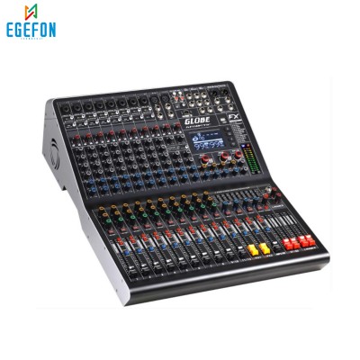 Globe Acoustic GTP2252FX Model Profesyonel Power Mikser Mp3 çalar, USB kayıt, Bluetooth