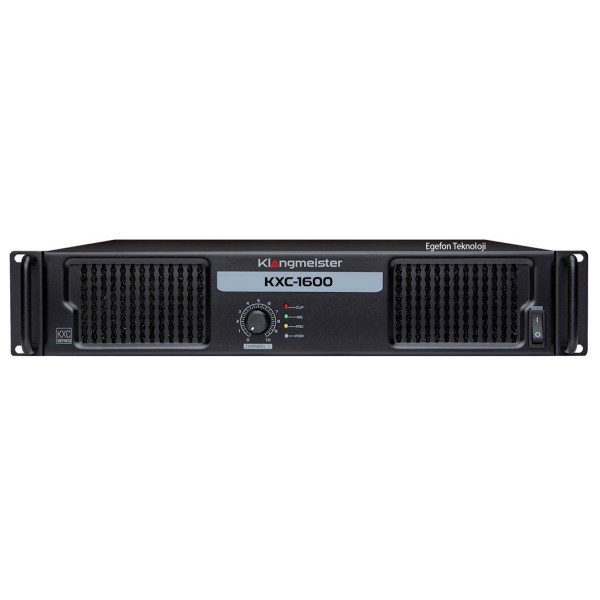 Klangmeister KXC-1600 Model 100V Çıkışlı Power Amplifikatör
