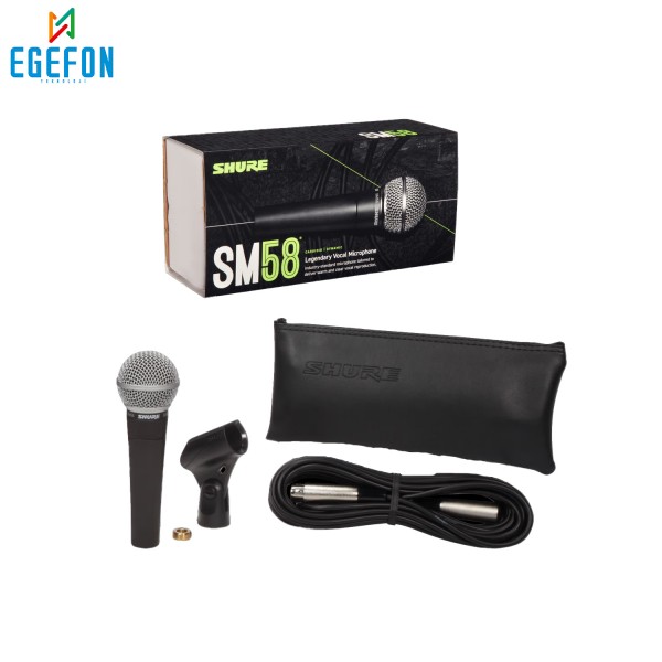 Shure SM58 Model Yüksek Çekim Dinamik Vokal Mikrofon