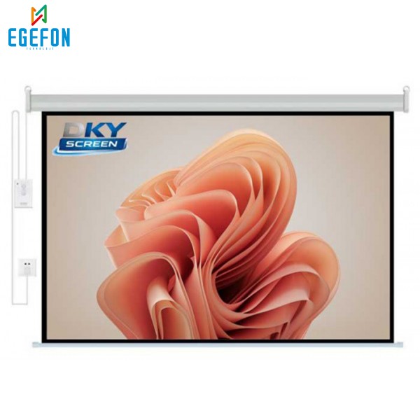 Dkyscreen DM-20 Model Motorlu Projeksiyon Perdesi (200x200cm)