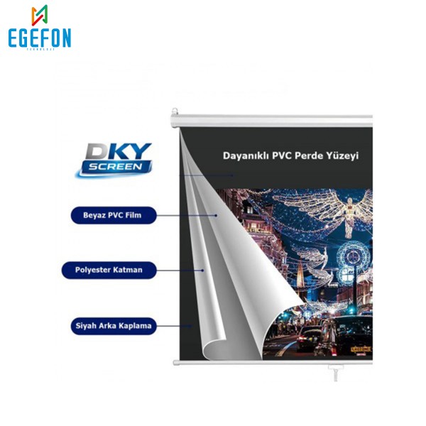Dkyscreen DM-30 Model Motorlu Projeksiyon Perdesi (300x225cm) Dkyscreen DM-30 Model Motorlu Projeksiyon Perdesi (300x225cm)