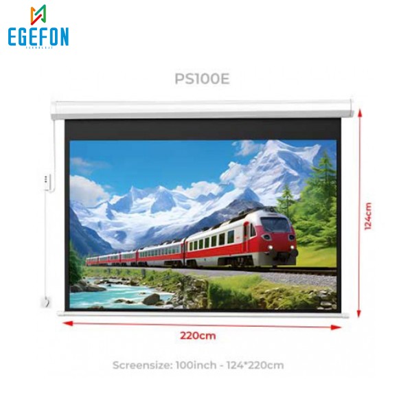 HAVIT PS100E Model Motorlu Projeksiyon Perdesi 100 inch