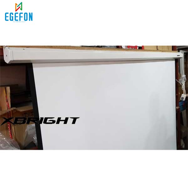 Xbright BE-200 Model Motorlu Projeksiyon Perdesi (200x200cm)