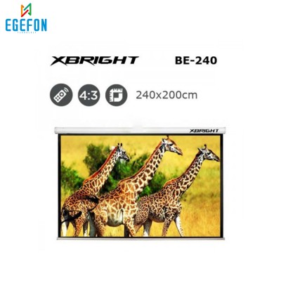 Xbright BE-240 Model Motorlu Projeksiyon Perdesi (240x200cm)