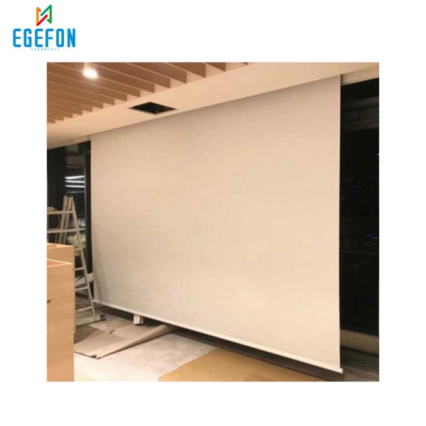 Fonscreen FMA450 Model 450x350cm Motorlu Projeksiyon Perdesi