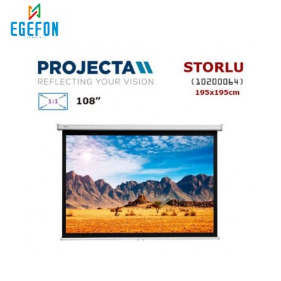 Projecta 10200064 Model Storlu Projeksiyon Perdesi (195x195cm)