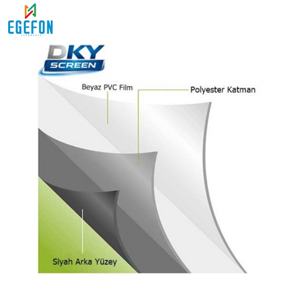 Dkyscreen DT-24 Model Tripod Ayaklı Projeksiyon Perdesi (240x200cm)