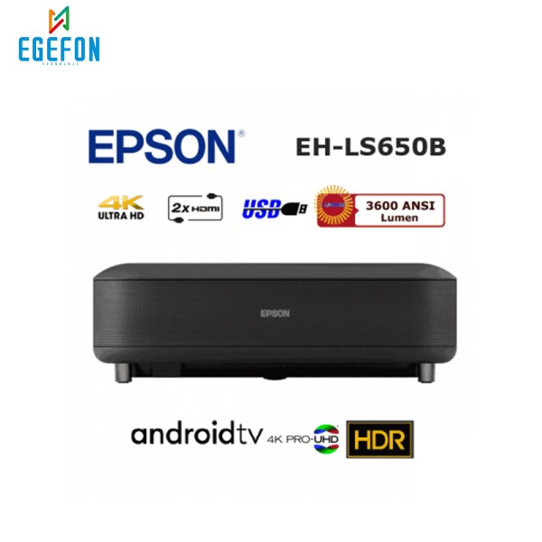 Epson EH-LS650B Model Android 4K Lazer Ev Sinema Projeksiyonu