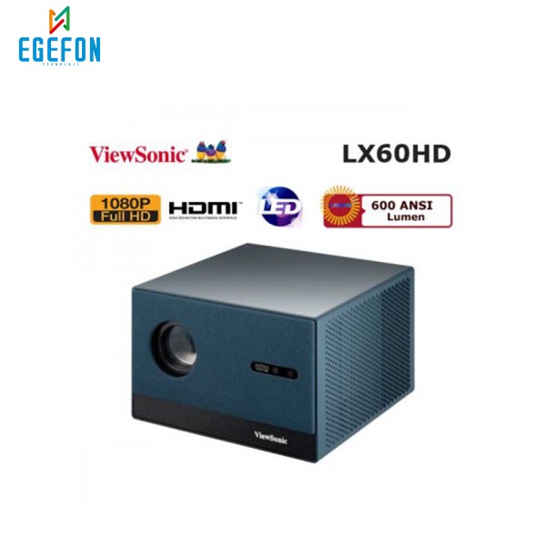 Viewsonic LX60HD Model Full HD LED Projeksiyon Cihazı (Dahili Google TV)